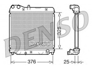 DENSO DRM40015 radiatorius, variklio aušinimas 
 Aušinimo sistema -> Radiatorius/alyvos aušintuvas -> Radiatorius/dalys
19010PWAQ01