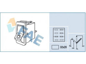 FAE 64640 jungiklis, priekiniai žibintai; jungiklis
3939817