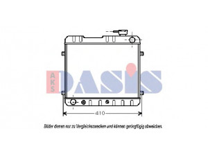 AKS DASIS 080610N radiatorius, variklio aušinimas 
 Aušinimo sistema -> Radiatorius/alyvos aušintuvas -> Radiatorius/dalys
1611509