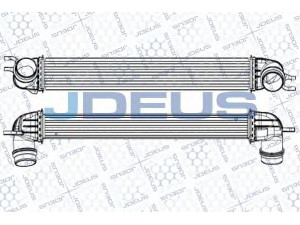 JDEUS 870M04 tarpinis suslėgto oro aušintuvas, kompresorius 
 Variklis -> Oro tiekimas -> Įkrovos agregatas (turbo/superįkrova) -> Tarpinis suslėgto oro aušintuvas
17518506904, 8506904