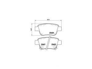 BREMBO P 83 047 stabdžių trinkelių rinkinys, diskinis stabdys 
 Techninės priežiūros dalys -> Papildomas remontas
0446605010, 0446628110, 0446658010