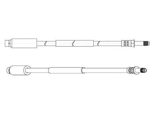 FERODO FHY2756 stabdžių žarnelė 
 Stabdžių sistema -> Stabdžių žarnelės
2E0611707B