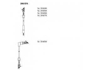 BREMI 300/376 uždegimo laido komplektas 
 Kibirkšties / kaitinamasis uždegimas -> Uždegimo laidai/jungtys
1612437, 90114041