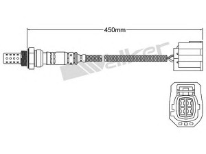 WALKER PRODUCTS 250-24725 lambda jutiklis 
 Išmetimo sistema -> Lambda jutiklis
LFG2 18 861A