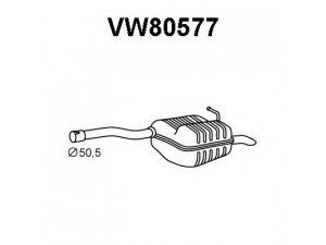 VENEPORTE VW80577 galinis duslintuvas 
 Išmetimo sistema -> Duslintuvas
1K5253609K