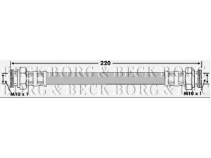 BORG & BECK BBH6093 stabdžių žarnelė 
 Stabdžių sistema -> Stabdžių žarnelės
5944002, 7563852, 7603330, 7563852