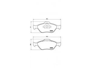 BREMBO P 24 055 stabdžių trinkelių rinkinys, diskinis stabdys 
 Techninės priežiūros dalys -> Papildomas remontas
1101462, 1101464, 1128463, 1206064