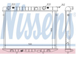 NISSENS 63056 radiatorius, variklio aušinimas 
 Aušinimo sistema -> Radiatorius/alyvos aušintuvas -> Radiatorius/dalys
1302 058, 91147724, 1302 058, 91147724