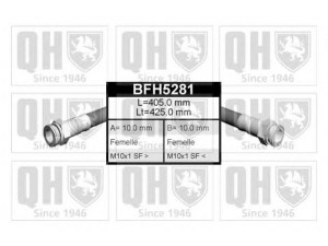 QUINTON HAZELL BFH5281 stabdžių žarnelė 
 Stabdžių sistema -> Stabdžių žarnelės
6K9 611 776, 6K9 611 776