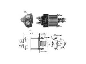 ERA 227090 solenoidinis jungiklis, starteris 
 Elektros įranga -> Starterio sistema -> Solenoidinis jungiklis
4154106, 2101-3708-805