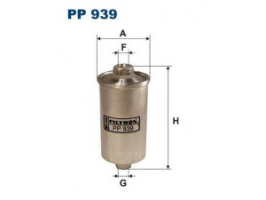 FILTRON PP939 kuro filtras 
 Techninės priežiūros dalys -> Papildomas remontas
EDP9059, EDP9095, FS109, ELE6031