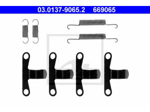 ATE 03.0137-9065.2 priedų komplektas, stovėjimo stabdžių trinkelės 
 Stabdžių sistema -> Rankinis stabdys