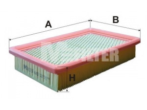 MFILTER K 497 oro filtras 
 Techninės priežiūros dalys -> Techninės priežiūros intervalai
4213582, 4227087, 4306113, 4342801