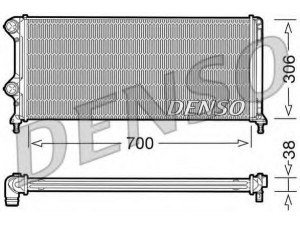 DENSO DRM09060 radiatorius, variklio aušinimas 
 Aušinimo sistema -> Radiatorius/alyvos aušintuvas -> Radiatorius/dalys
46807378, 51779233