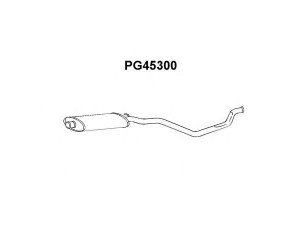 VENEPORTE PG45300 vidurinis duslintuvas 
 Išmetimo sistema -> Duslintuvas
172893