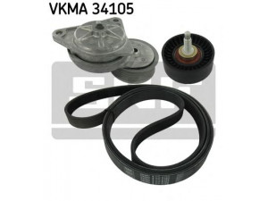 SKF VKMA 34105 V formos rumbuotas diržas, komplektas 
 Techninės priežiūros dalys -> Techninės priežiūros intervalai
1049577, 1049613, 1061459, 1073096