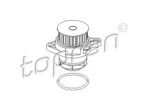 TOPRAN 109 438 vandens siurblys 
 Aušinimo sistema -> Vandens siurblys/tarpiklis -> Vandens siurblys
036 121 005J, 036 121 005P, 036 121 005J