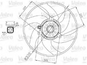 VALEO 698375 ventiliatorius, radiatoriaus 
 Aušinimo sistema -> Oro aušinimas
1250-F0, 1250F0, 1250-F0, 1250F0