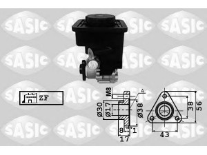 SASIC 7076050 hidraulinis siurblys, vairo sistema 
 Vairavimas -> Vairo pavara/siurblys
32416756575