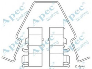 APEC braking KIT1046 priedų komplektas, stabdžių trinkelė 
 Stabdžių sistema -> Būgninis stabdys -> Dalys/priedai