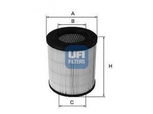 UFI 27.271.00 oro filtras 
 Techninės priežiūros dalys -> Techninės priežiūros intervalai
1444-G1, 1444-WH, 1444-G0, 1444-WH