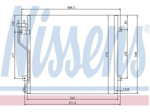 NISSENS 94773 kondensatorius, oro kondicionierius 
 Oro kondicionavimas -> Kondensatorius
05143010AB, 05161913AA, 05183560AA