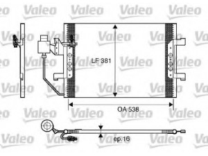 VALEO 817504 kondensatorius, oro kondicionierius 
 Oro kondicionavimas -> Kondensatorius
1685000354, 1685000454