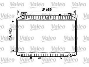 VALEO 734671 radiatorius, variklio aušinimas 
 Aušinimo sistema -> Radiatorius/alyvos aušintuvas -> Radiatorius/dalys
21410-9C002, 214109C002