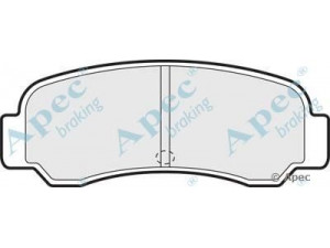 APEC braking PAD709 stabdžių trinkelių rinkinys, diskinis stabdys 
 Techninės priežiūros dalys -> Papildomas remontas
MB151001, 449212031