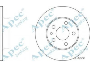 APEC braking DSK254 stabdžių diskas 
 Dviratė transporto priemonės -> Stabdžių sistema -> Stabdžių diskai / priedai
60578920, 60651437, 60670804, 71739571