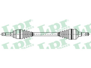 LPR DS21029 kardaninis velenas 
 Ratų pavara -> Kardaninis velenas
5022283, 5022285, 5022287, 5026503
