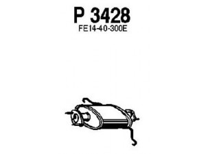 FENNO P3428 priekinis duslintuvas 
 Išmetimo sistema -> Duslintuvas
FE14-40-300B, FE14-40-300C, FE14-40-300E