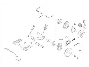 DELPHI MERC-15835-R rato pakaba 
 Ašies montavimas/vairavimo mechanizmas/ratai -> Prekių paieška pagal schemą