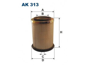 FILTRON AK313 oro filtras 
 Techninės priežiūros dalys -> Techninės priežiūros intervalai
95600491, PC834, EL2149