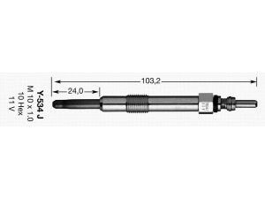 NGK 5540 kaitinimo žvakė 
 Kibirkšties / kaitinamasis uždegimas -> Kaitinimo kaištis
46 75 41 54, 46 75 41 54, 46 75 41 54