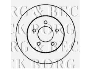 BORG & BECK BBD4122 stabdžių diskas 
 Dviratė transporto priemonės -> Stabdžių sistema -> Stabdžių diskai / priedai
0000K04721821, 04683260, 04683432