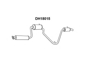 VENEPORTE DH18015 galinis duslintuvas 
 Išmetimo sistema -> Duslintuvas
1743087B30, 1743087B30000, 1743087B38