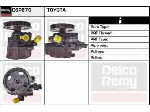 DELCO REMY DSP870 hidraulinis siurblys, vairo sistema 
 Vairavimas -> Vairo pavara/siurblys