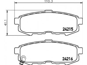 HELLA PAGID 8DB 355 012-021 stabdžių trinkelių rinkinys, diskinis stabdys 
 Techninės priežiūros dalys -> Papildomas remontas
LEY42643Z, LEY42643ZA, LEY42648Z