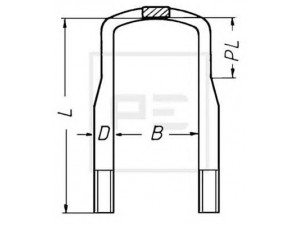 PE Automotive 025.335-00A lingės spaustukas
002515201, 02515201, 251 5201