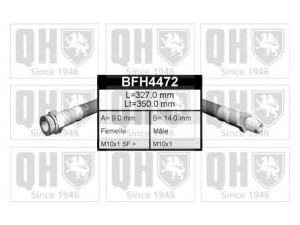 QUINTON HAZELL BFH4472 stabdžių žarnelė 
 Stabdžių sistema -> Stabdžių žarnelės
FBH 6266, 4806.54, 4806.54