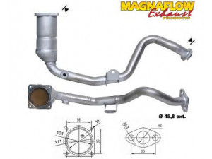 MAGNAFLOW 70921 katalizatoriaus keitiklis 
 Išmetimo sistema -> Katalizatoriaus keitiklis
1731V1, 1731V1