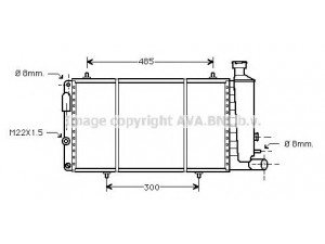 AVA QUALITY COOLING CNA2034 radiatorius, variklio aušinimas 
 Aušinimo sistema -> Radiatorius/alyvos aušintuvas -> Radiatorius/dalys
96010145, 96029202