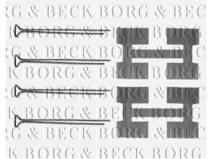 BORG & BECK BBK1134 priedų komplektas, diskinių stabdžių trinkelės 
 Stabdžių sistema -> Diskinis stabdys -> Stabdžių dalys/priedai