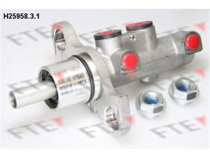 FTE H25958.3.1 pagrindinis cilindras, stabdžiai 
 Stabdžių sistema -> Pagrindinis stabdžių cilindras
77363619, 558093, 93172089, 93172089