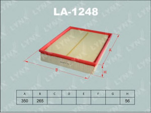 LYNXauto LA-1248 oro filtras 
 Techninės priežiūros dalys -> Techninės priežiūros intervalai
000 090 26 51, 000 090 37 51, 000 090 50 01