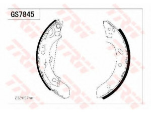 TRW GS7845 stabdžių trinkelių komplektas 
 Techninės priežiūros dalys -> Papildomas remontas
B2010640500, 3N212200AA