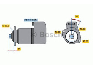 BOSCH 0 001 416 052 starteris 
 Elektros įranga -> Starterio sistema -> Starteris
1516763R, 4784747, 4784747, 4 784 747