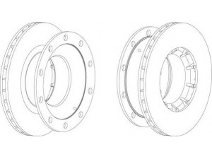 FERODO FCR172A stabdžių diskas 
 Dviratė transporto priemonės -> Stabdžių sistema -> Stabdžių diskai / priedai
0308835010