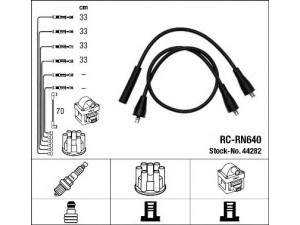 NGK 44282 uždegimo laido komplektas 
 Kibirkšties / kaitinamasis uždegimas -> Uždegimo laidai/jungtys